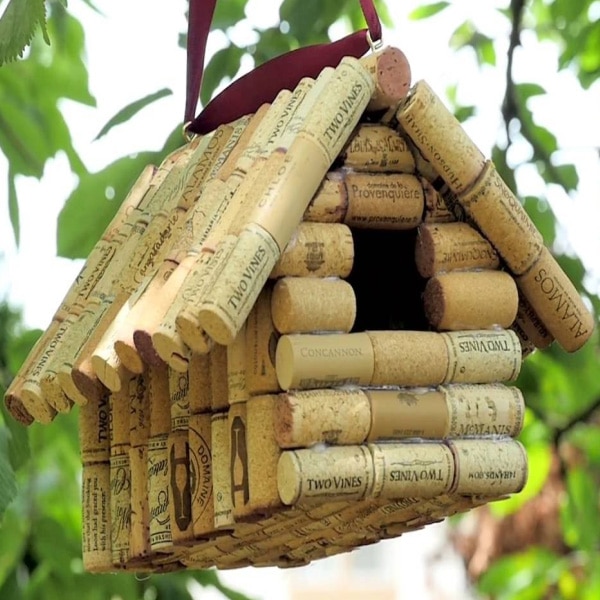 Wine Corks Birdhouse
