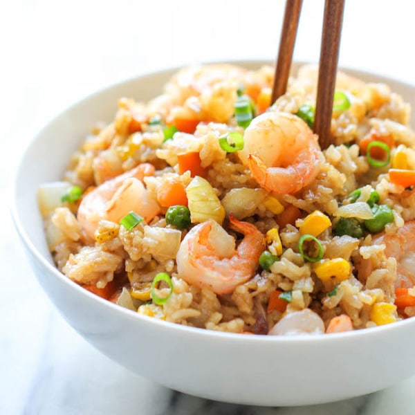 Homemade Chinese Food: Shrimp Fried Rice
