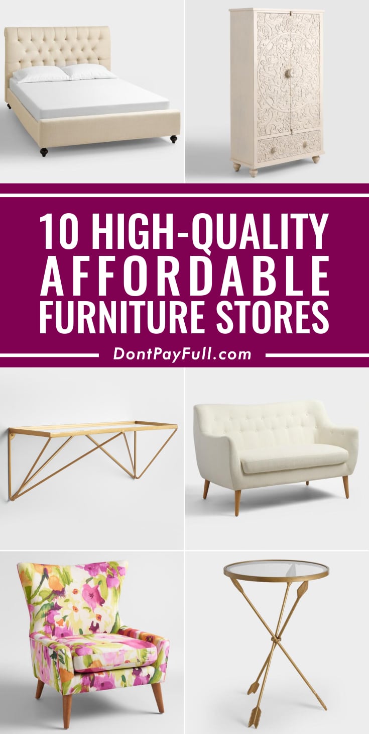 10 Cheap Furniture Stores That Don’t Sacrifice Quality