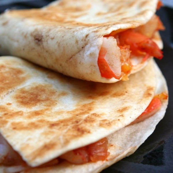 Cheap Healthy Meal: Seafood Quesadillas