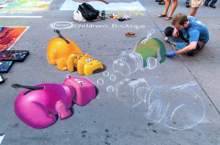 Free Things to Do in Denver: Denver Chalk Art Festival