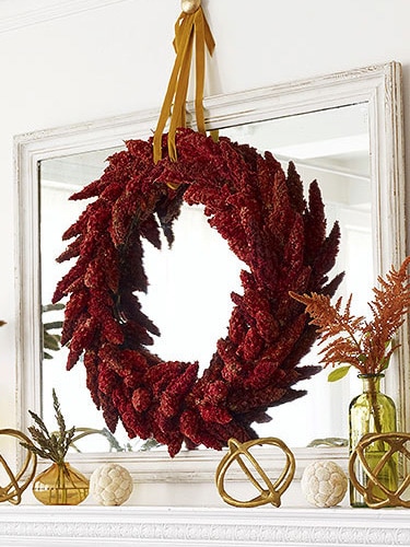DIY Sumac Wreath