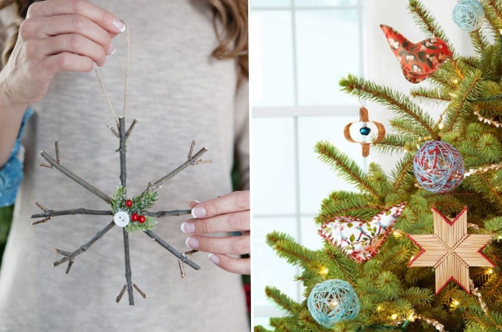20 Absolutely Gorgeous Homemade Christmas Ornaments That Cost Almost Nothing