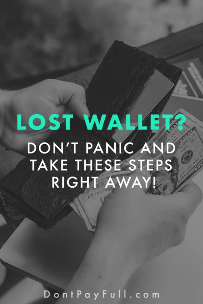Lost Wallet or Purse? Don't Panic and Take These Steps Right Away!