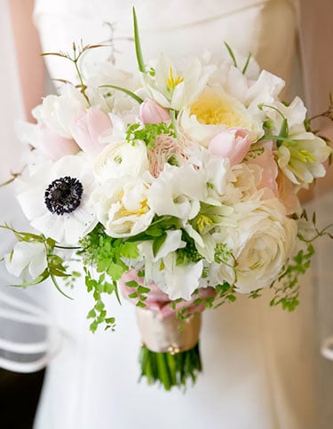 Wedding flower bouquet.
