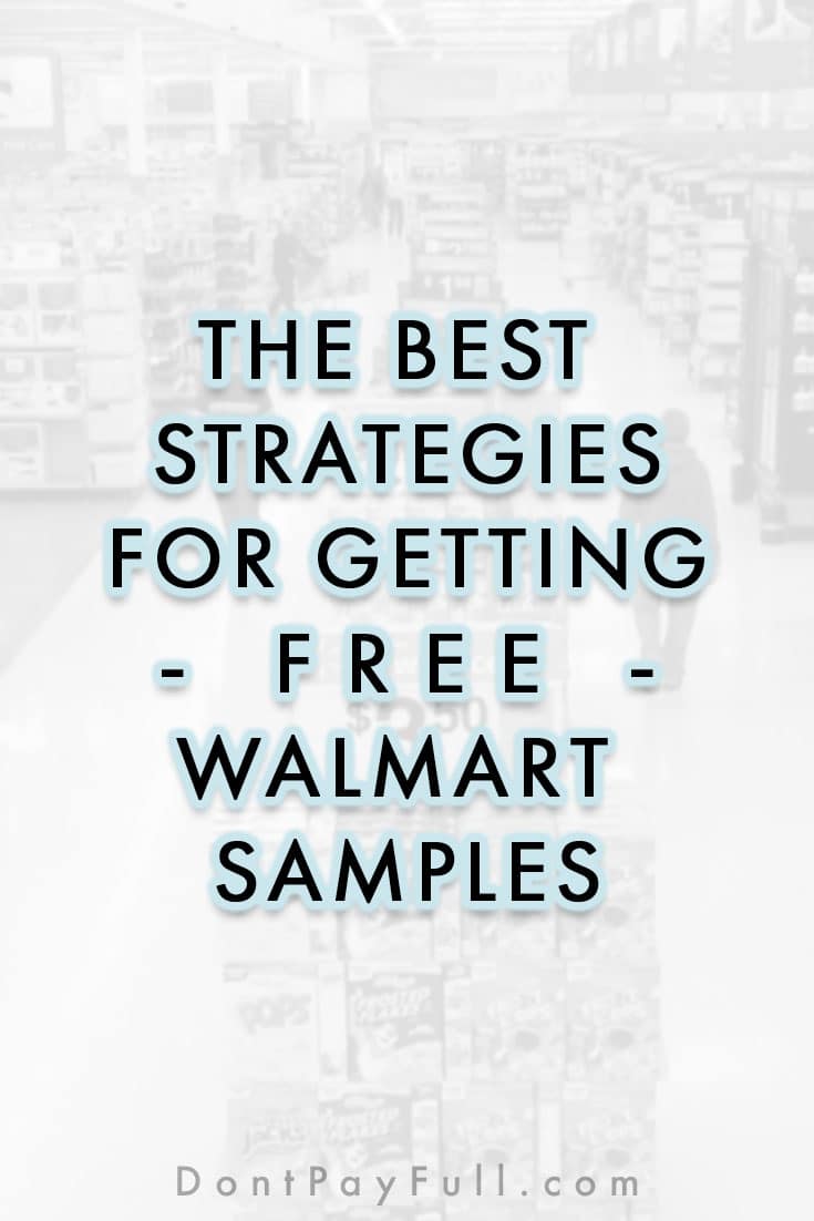 How to Get Walmart Free Samples
