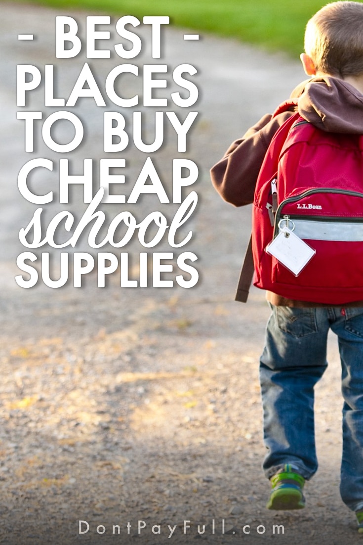 Best Places to Buy Cheap School Supplies