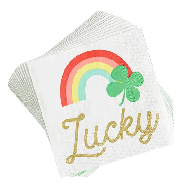 Lucky Cocktail Napkins