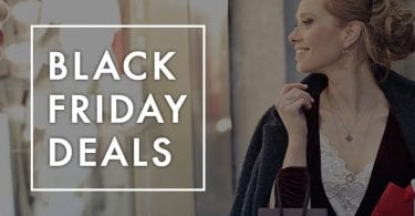 woman looking for in-store black friday deals