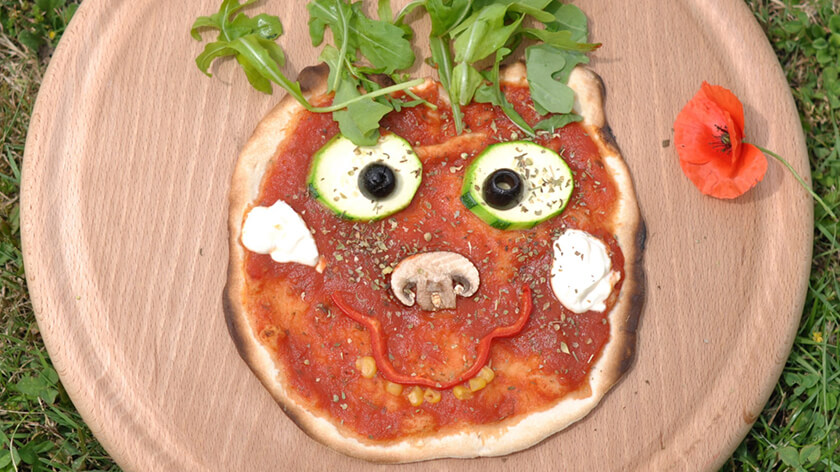 funny face pizza