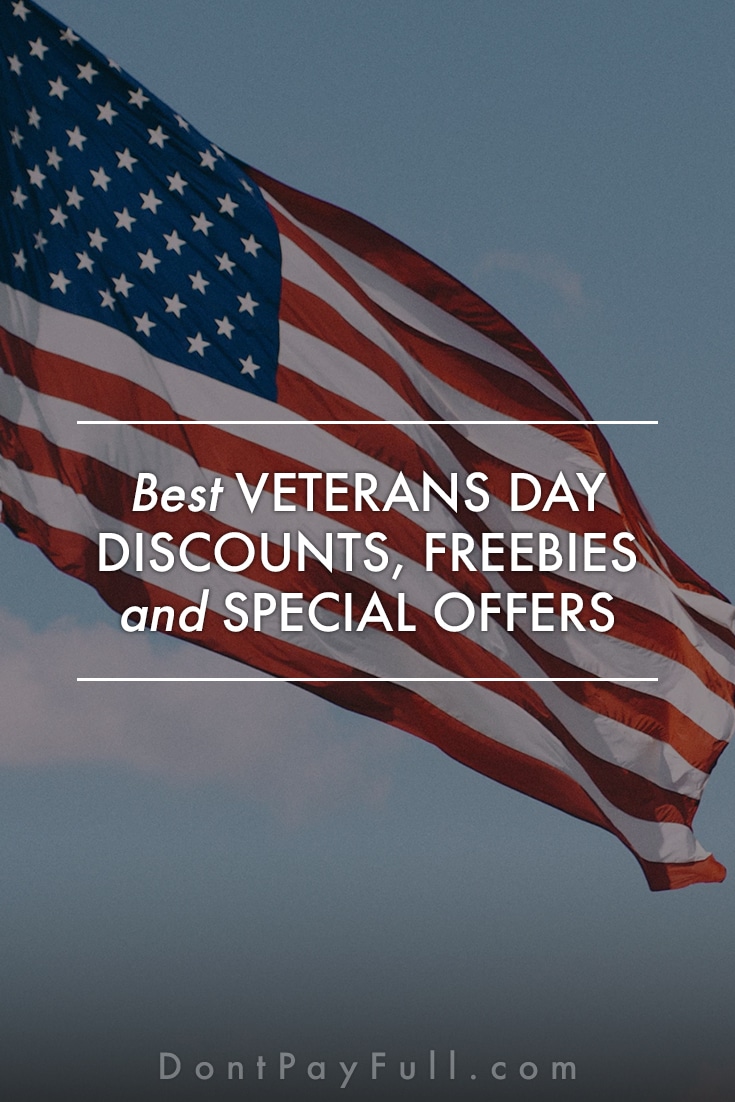 veterans day discounts pinterest image