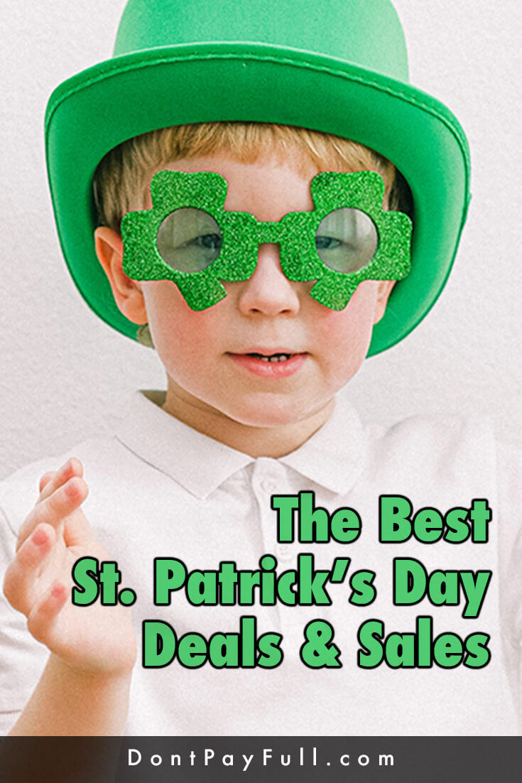 st. patricks day deals pinterest image