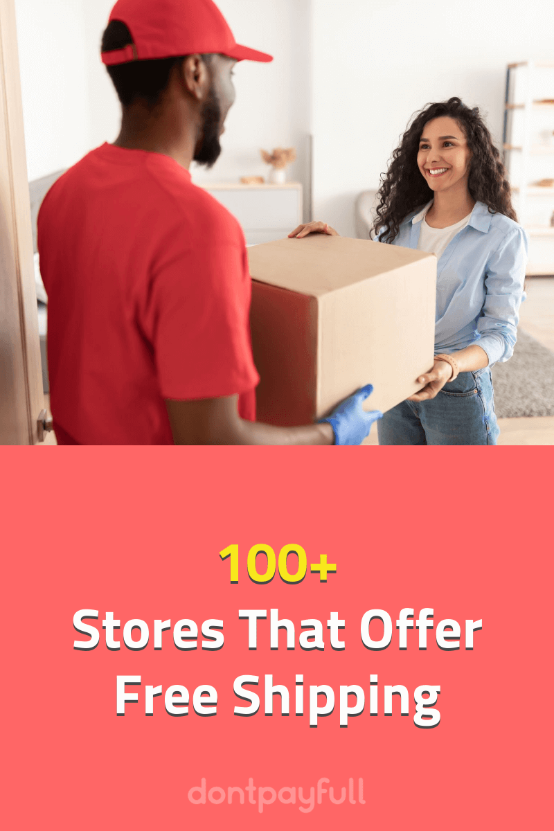 stores with free shipping pinterest image