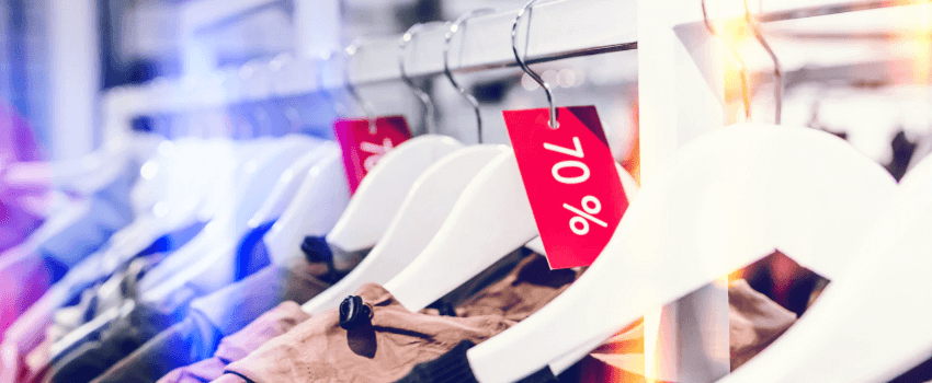 clothing on sale