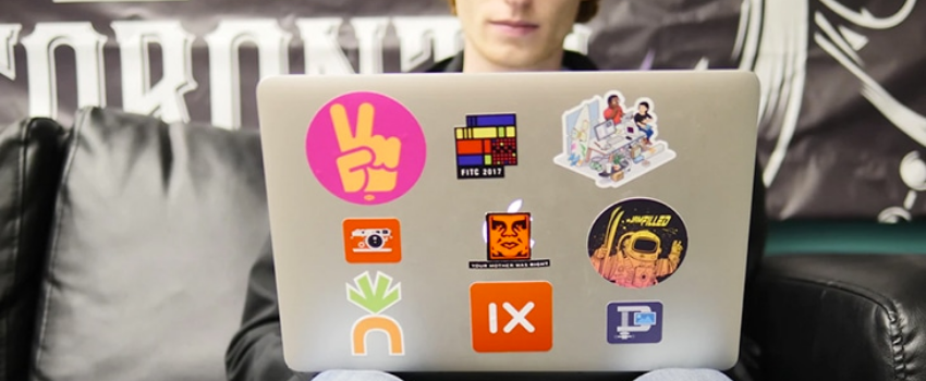 man on laptop