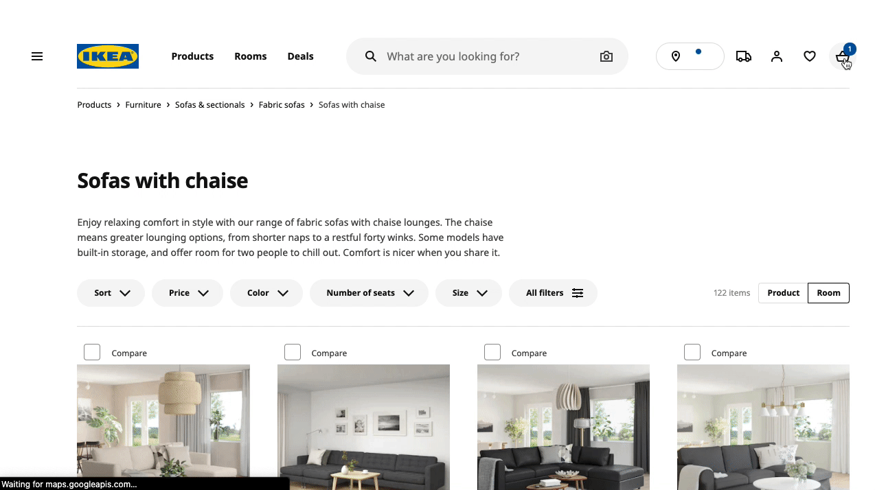 ikea checkout