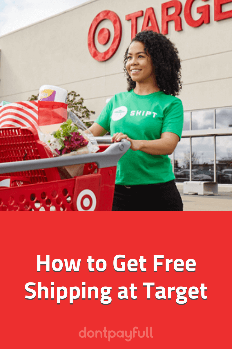 Target Free Shipping Pinterest Image