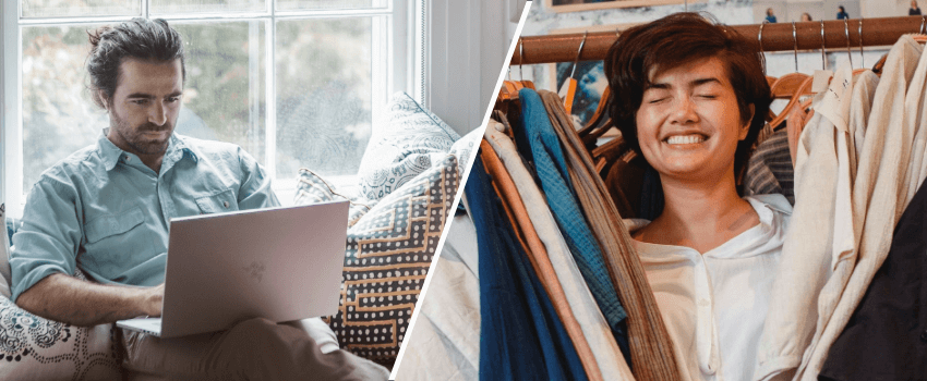 online shopping vs. in-store shopping