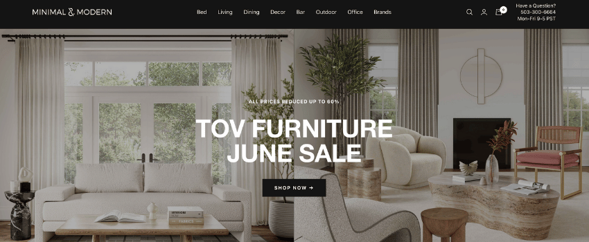 Cheap Furniture Store Minimal & Modern
