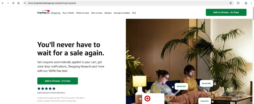 Capital One Shopping Coupon Extension