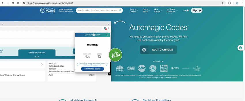 CouponCabin Coupon Extension