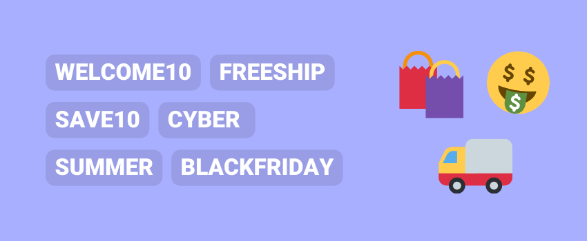 Most Common Coupon Codes